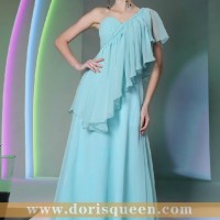 Dorisqueen newest fashion sexy one shoulder formal evening dresses