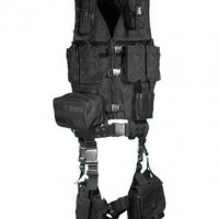 GP-V012 Durable Military Tactical Vest with dropleg holster