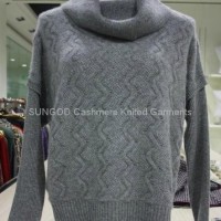 Cashmere cabled knitwear