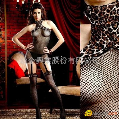 R6259 Sexy leopard garter belt nightwear body stockings lingeriepicture1