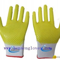dots cotton gloves