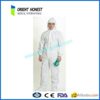 Disposable Tyvek coverall
