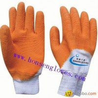 rubber work gloves