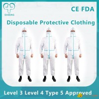 Easeng Disposable Non-Sterilized Coverall Medical Protective Clothing